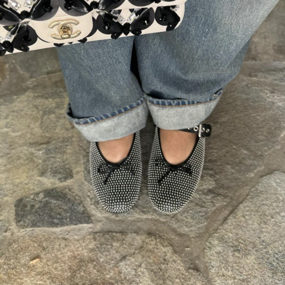 Studded Ballet Flats